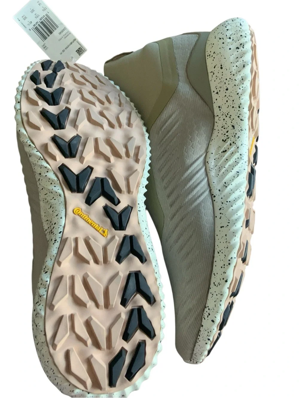 adidas Alphabounce Zip Light Brown Mens Running Shoes DA9949 Size 14